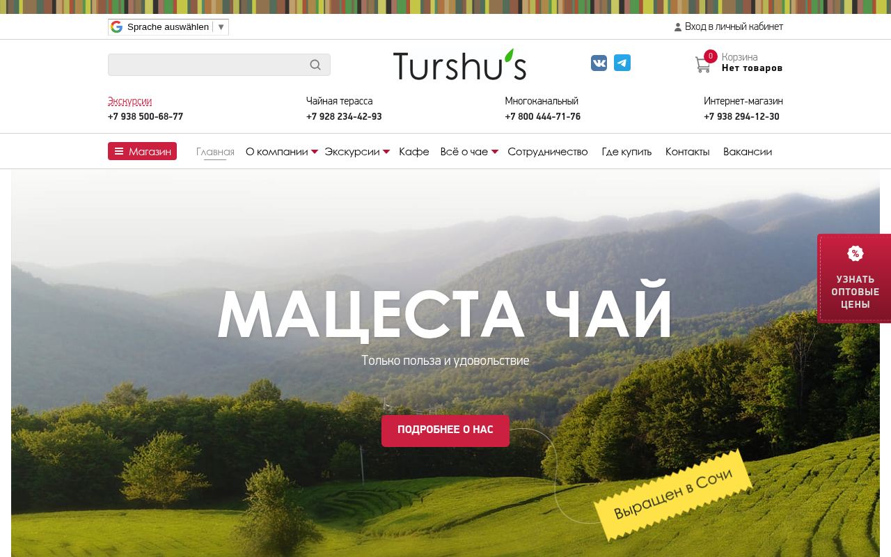 Скриншот проекта matsestatea.ru